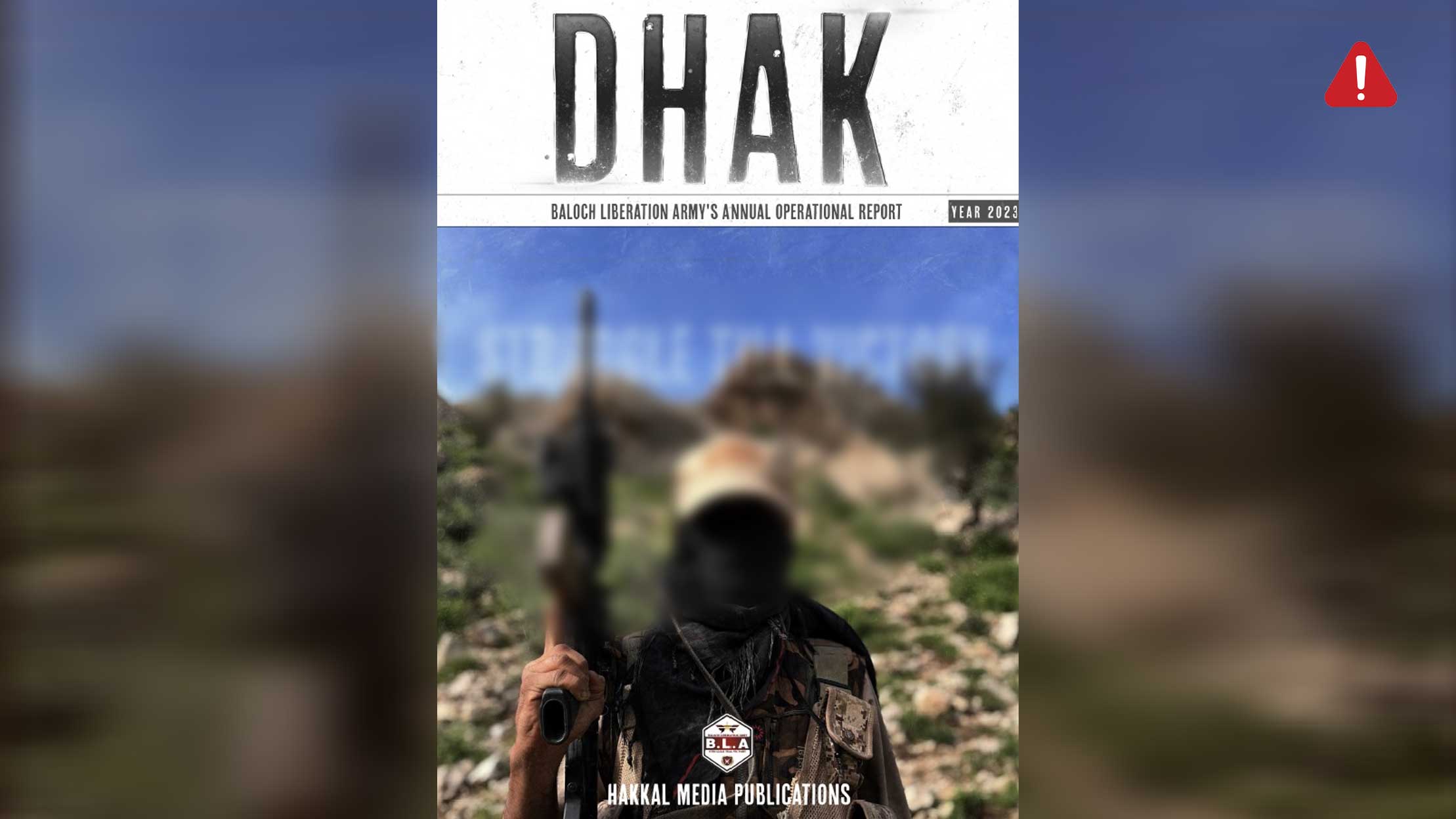 TKD MONITORING: BLA (Jeeyand Faction) Releases Annual Report of Attacks